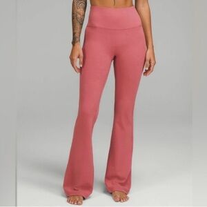 lululemon Brier Rose Groove Super High Rise Flared Nulu Only Athletic Pants